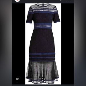 JONATHAN Simkhai lace panel midi dress-size 2